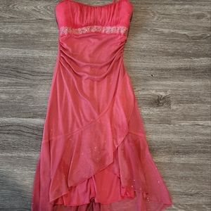 Size med sparkly pink tangerine dress